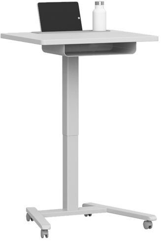 Features of the Haskell Fuzion Series Sit-to-Stand Desks and Lecterns