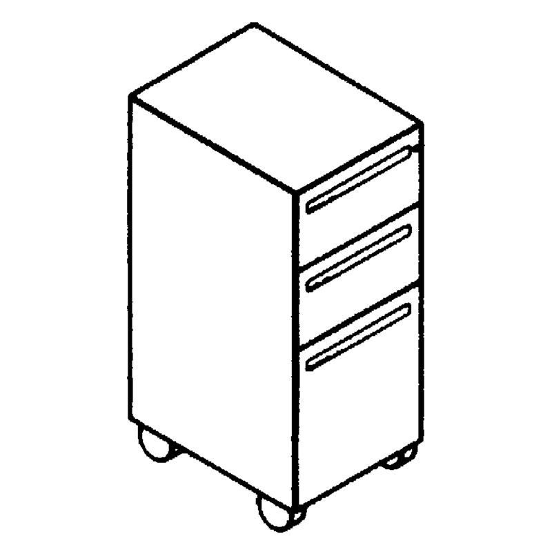 Mobile Pedestal With Casters Box Box File Haskell